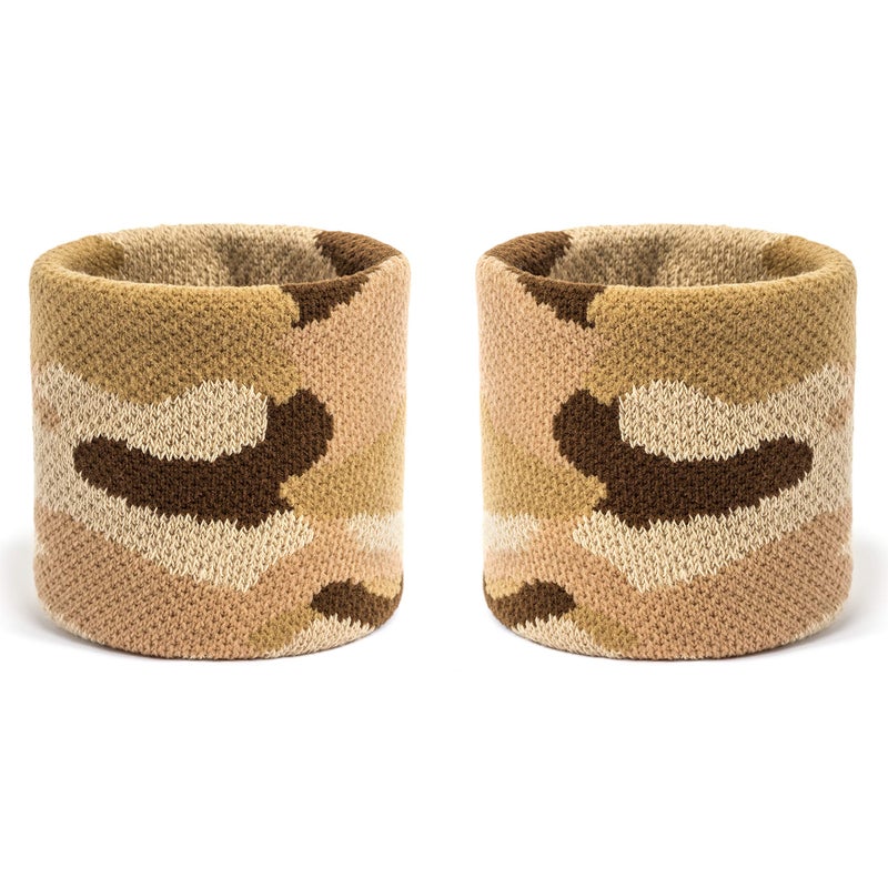 Suddora Camo Headband/Wrist Band Set - Camouflage Sweatbands for Basketball, Tennis, Working Out, Gym (Green) - Image 3